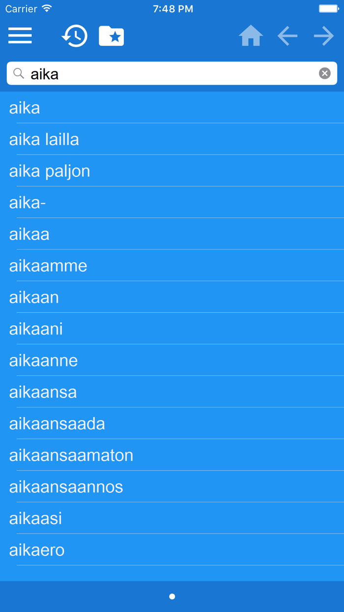 Finnish Portuguese dictionary