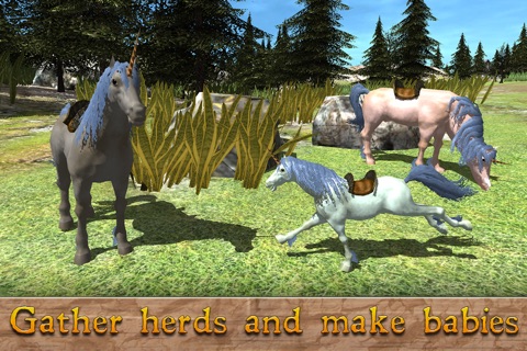 Unicorn Survival Simulator 3D - Be a magic horse screenshot 2