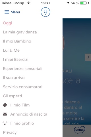 App Gravidanza: 9 mesi insieme | Mellin screenshot 3