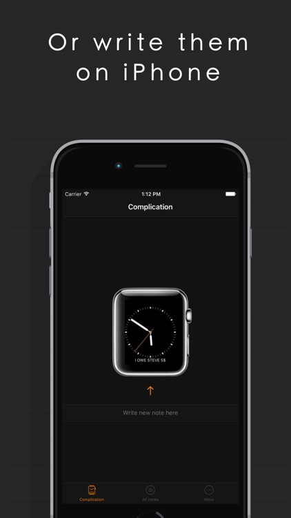 WatchNotes - Display notes on watch face