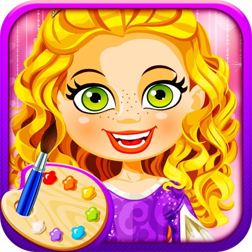Princess Color Book Pro - Coloring , Makeup Game iOS App
