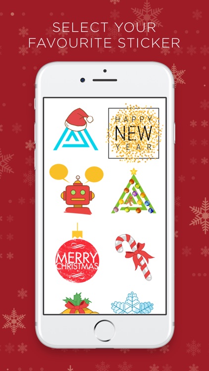 Apply Holiday Stickers