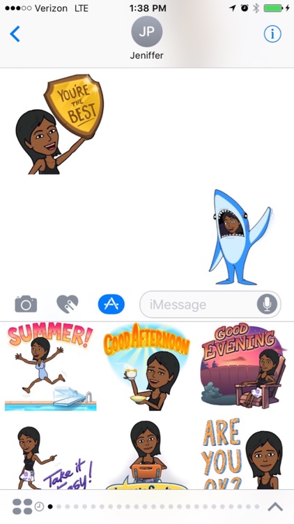 Black Girl Stickers for iMessages screenshot-4