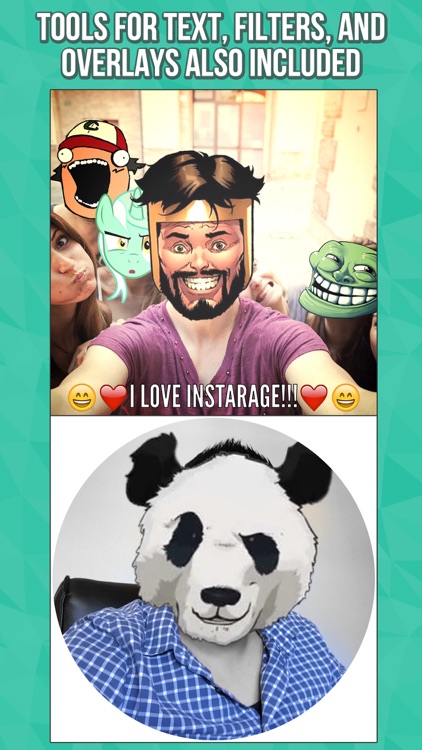InstaRage - Photo Editor & Meme Rage Face Stickers screenshot-3