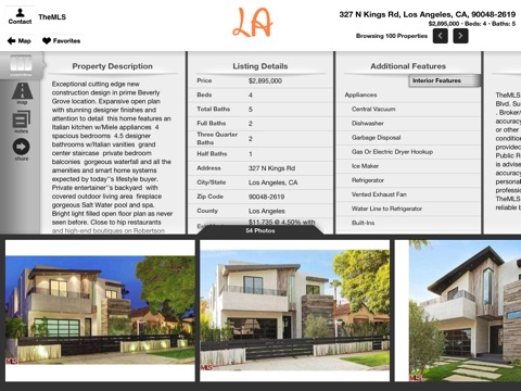 Los Angeles, CA Real Estate for iPad screenshot 4
