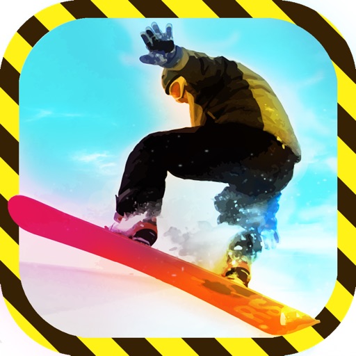 Crazy Tracks Snowboard - Free Slalom Slope Snowboarding Game Icon