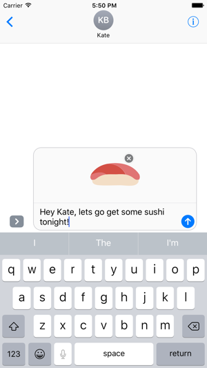 Sushi Sticker Pack for iMessage