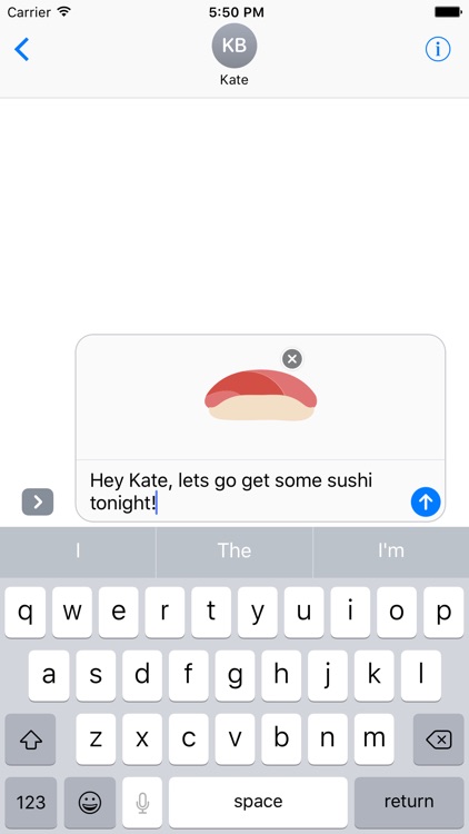 Sushi Sticker Pack for iMessage