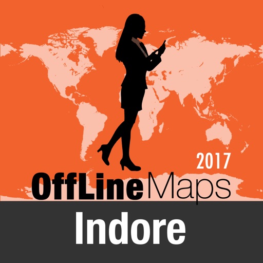 Indore Offline Map and Travel Trip Guide icon