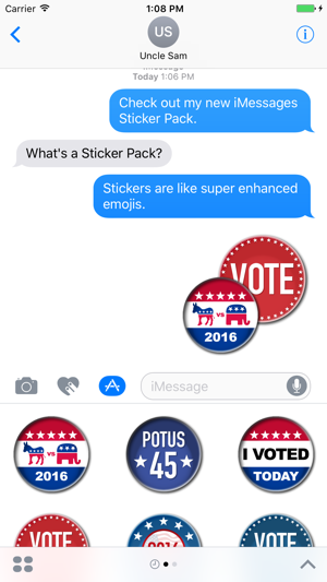 Campaign Election Buttons Vote 2016(圖1)-速報App