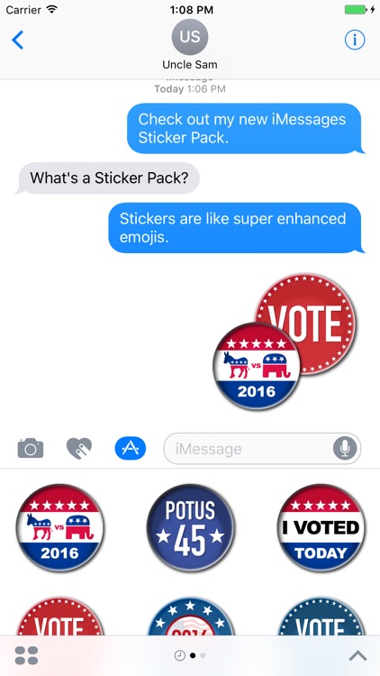 Campaign Election Buttons Vote 2016