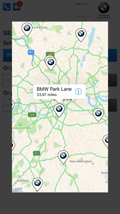 BMW Service Booking