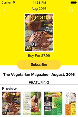 The Vegetarian Magazine screenshot 3