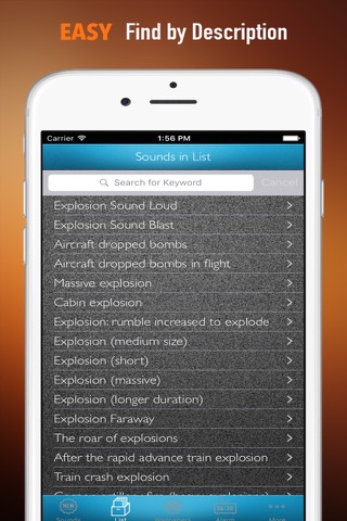 Explosion Sounds and Wallpapers: Theme Ringtones and Alarm screenshot 2