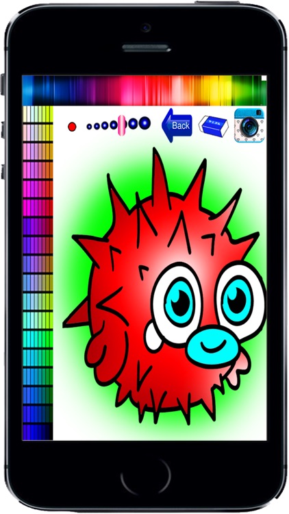 Coloring Fun kids coloring book insidious monsters