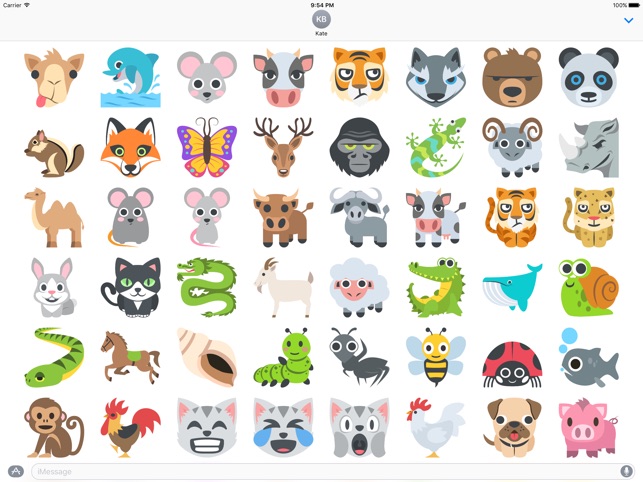 emoji iphone animal