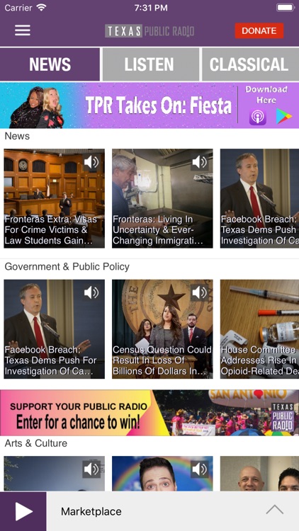 Texas Public Radio App