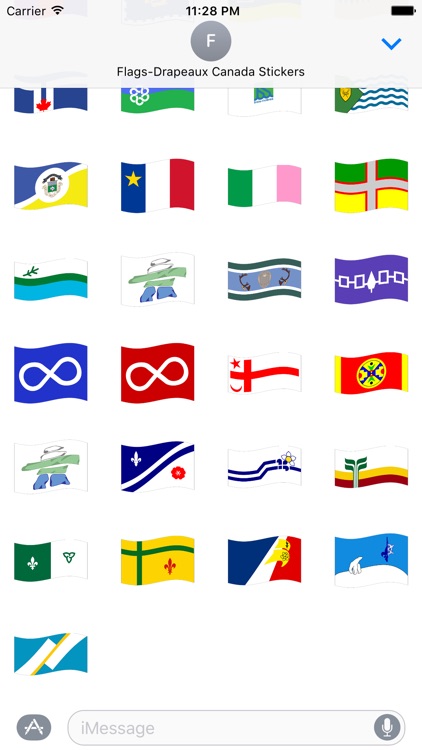 Flags-Drapeaux Canada Stickers screenshot-3