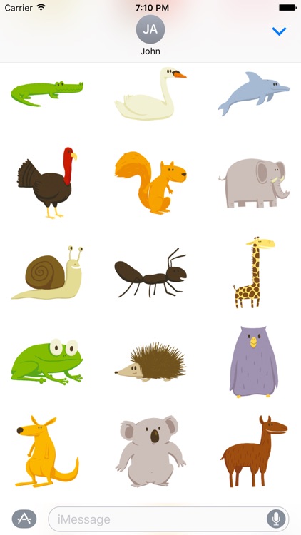 Happy Animals Sticker Pack