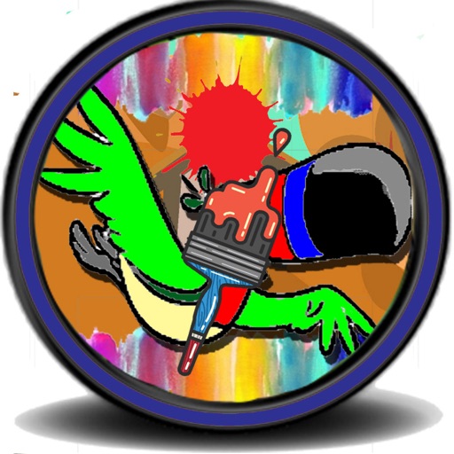 Coloring For Kids Game Toucan Sam Version iOS App