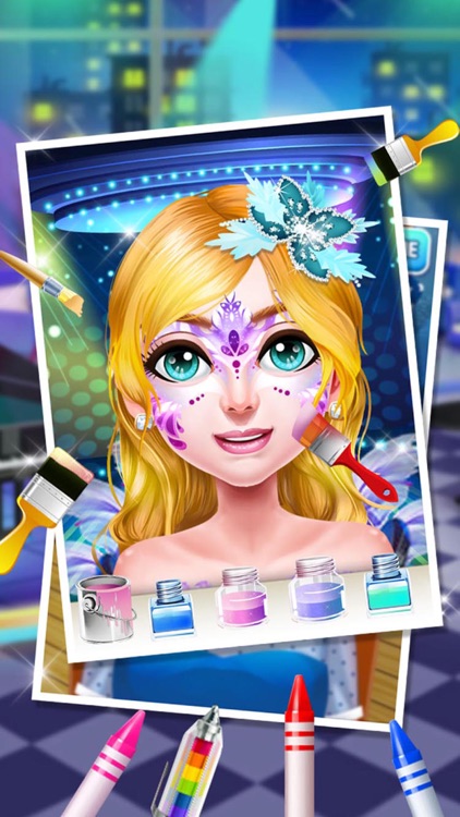 Beauty Girls Face Paint Party