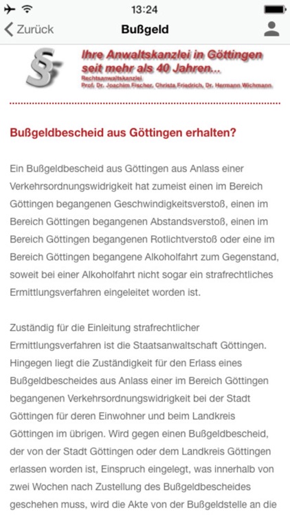 Anwaltskanzlei Göttingen screenshot-3