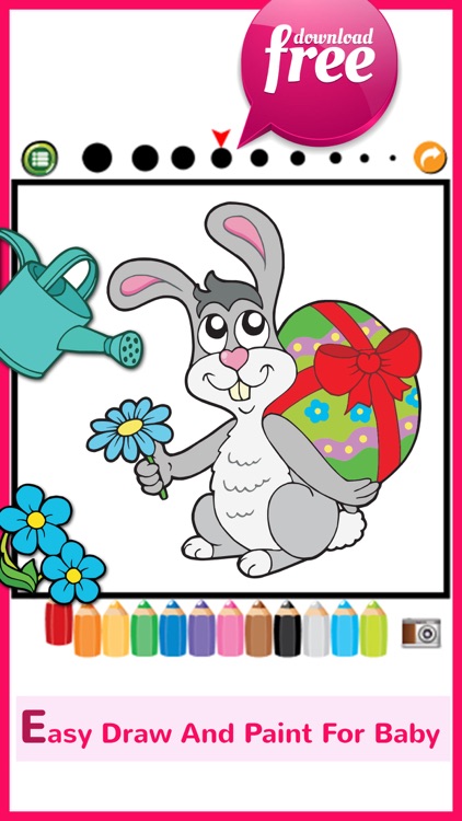 Happy Easter Coloring Book: Education Games Free For Kids And Toddlers!