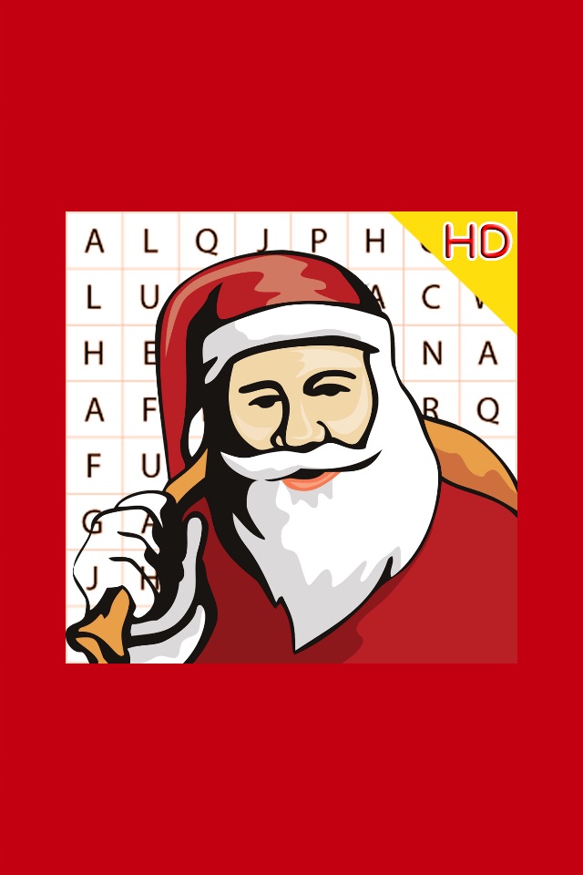 Santa Claus Xmas Word Search Pro Colorful+Unlimited HD screenshot 3