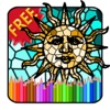 Adult Coloring Book Mosaic