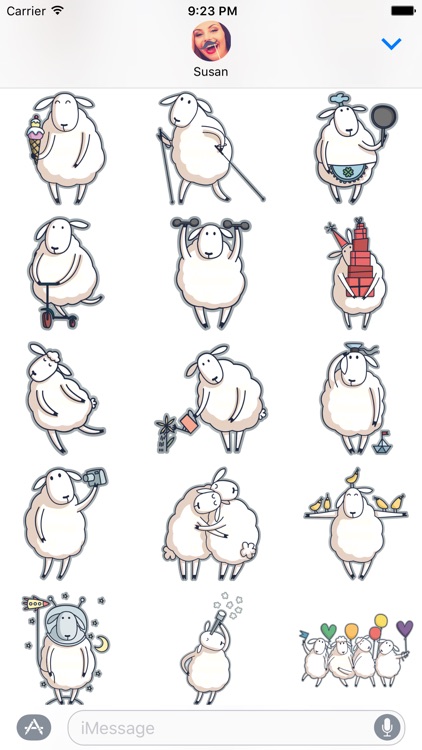 Baa the Sheep – Farm Animal Stickers for iMessage