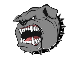 Show your team spirit with our bulldog pack of stickers