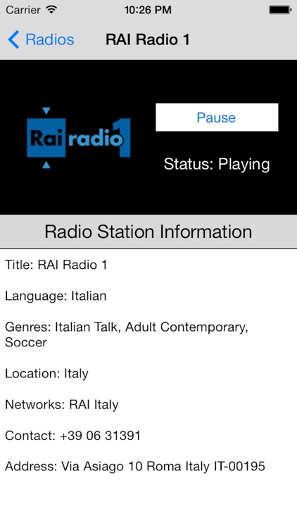 Italy Radio Live Player (Italian/Italia/italiana) screenshot-4