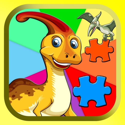 Dinosaur Jigsaw Puzzles Learning Games For Kids 2 iOS App