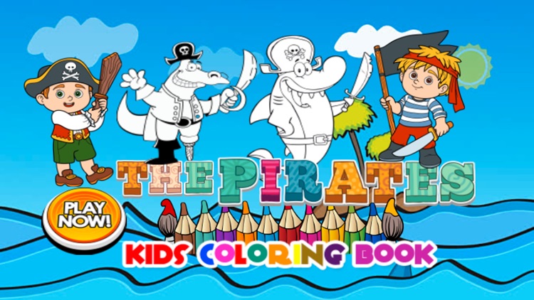 Pirate coloringbook kids free - Captain Jake ship for firstgrade screenshot-4