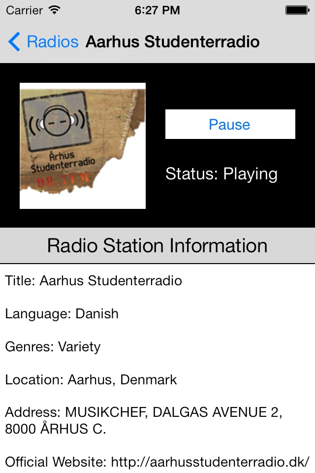 Denmark Radio Live (Danmark) screenshot 3