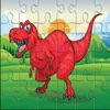 Free T-Rex Jigsaw Puzzle Educated Game for Kids