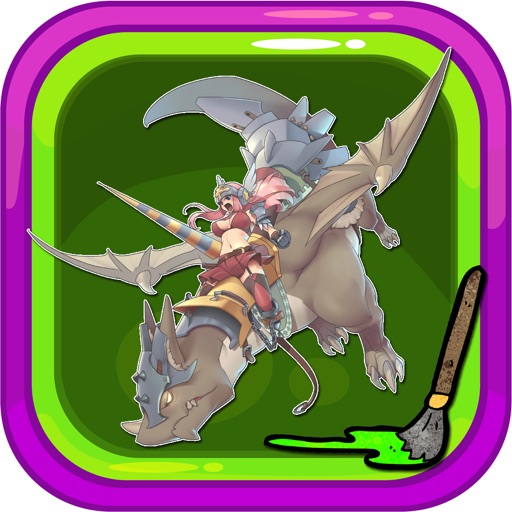 Coloring For Preeschool Free Dragon iOS App