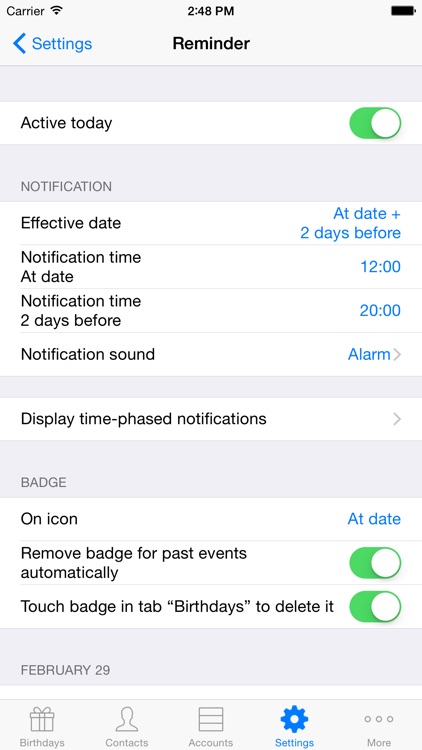 BirthdaysPro screenshot-3