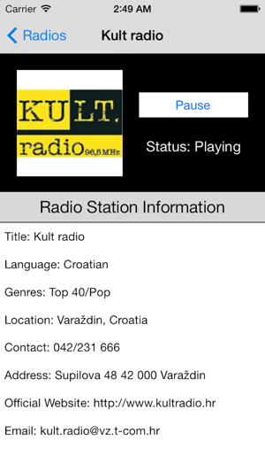 Croatia Radio Live Player (Hrvatska / hrvatski)(圖2)-速報App