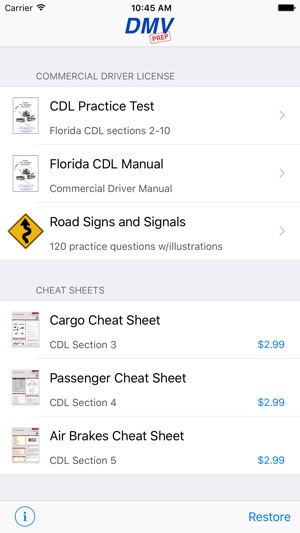 Florida CDL Test Prep(圖1)-速報App