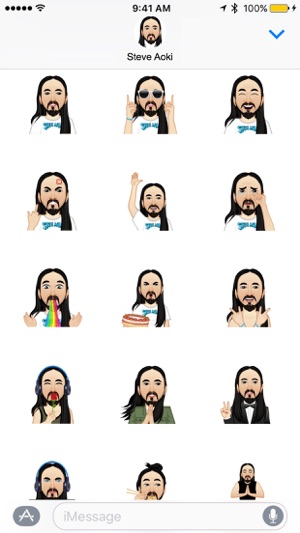 Steve Aoki ™ by Moji Stickers(圖3)-速報App