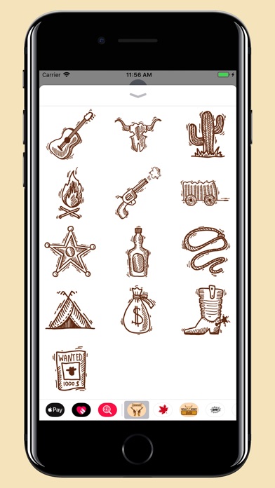 Cowboys - Wild West stickers screenshot 2