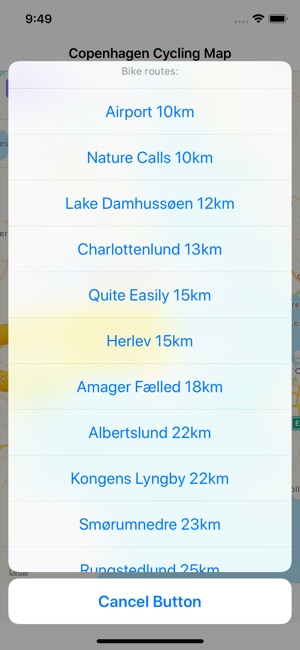 Copenhagen Cycling Map(圖4)-速報App