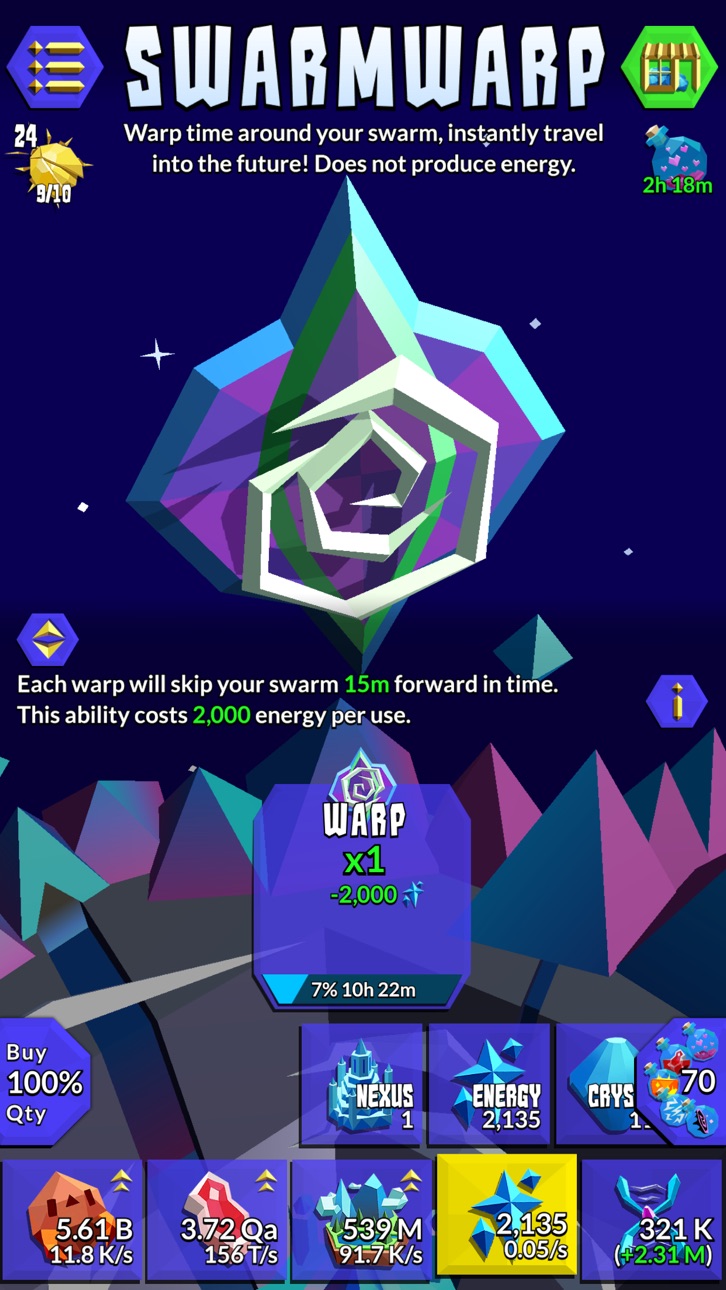 Swarm Simulator: Evolution Hack screenshot 5 - iOS game interface