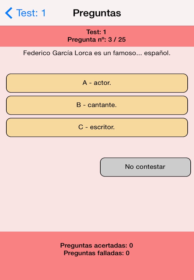 Examen Nacionalidad Española screenshot 2