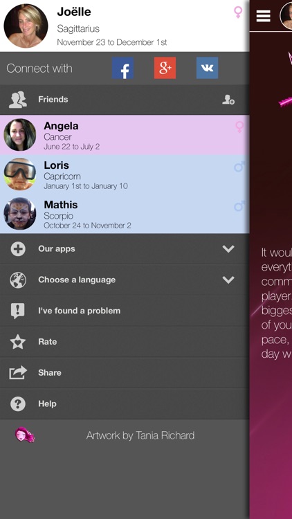 Fem Horoscope screenshot-3