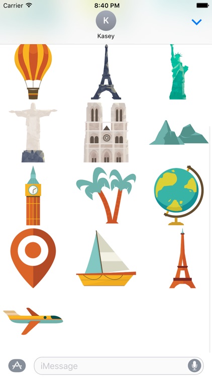 Travel Stickers Pack