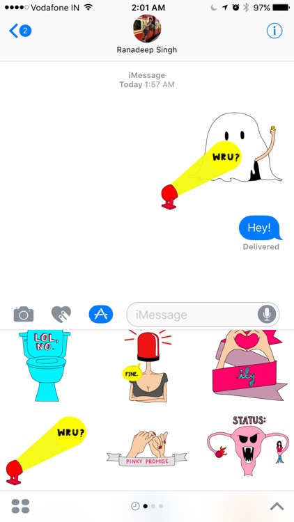 LINGO Stickers - Fun & Cool Illustrated Stickers screenshot-3