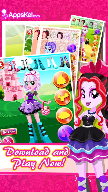 Pony High Friendship Salon – Dress Up Games Free screenshot-3