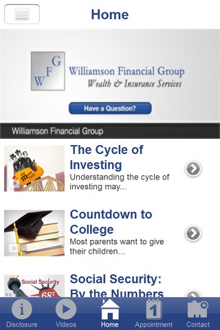 Williamson Financial Group screenshot 2